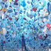 Woman in room of plastic by Messy MsXi